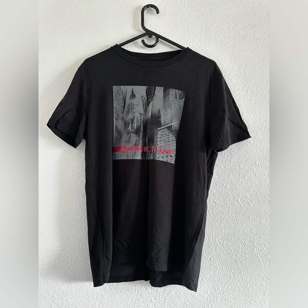 Calvin Klein jeans , black t shirt